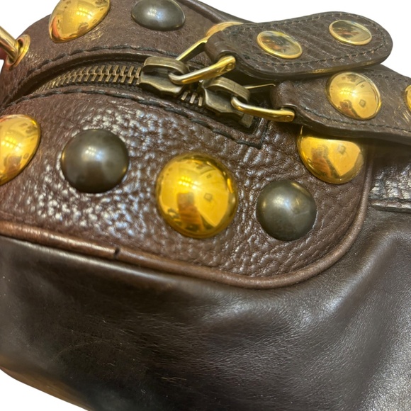 Gucci 209600 hysteria babouska brown leather dome satchel with gold heart RARE - Picture 15 of 15